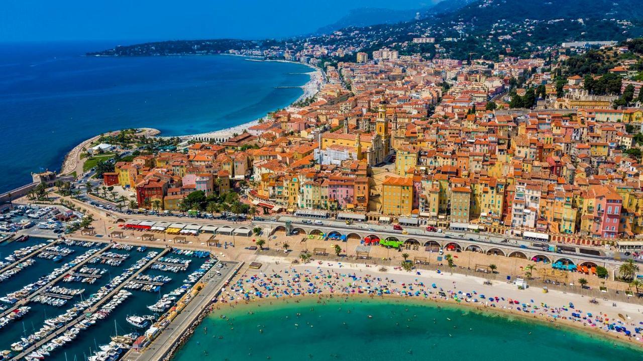 Superbe 2 pièces neuf à 100m de la plage Menton Extérieur photo
